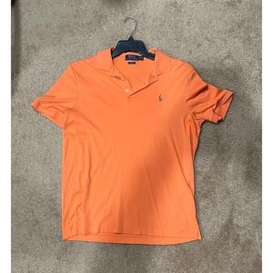 Polo Ralph Lauren Orange Classic Fit Dress Shirt Large Men's